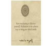 Meditation Self-Care Journal: Notes To Myself