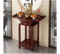 Meditation Shrine Buddhist Altar Table - Buddha Pooja Spiritual Prayer for Saints at Home Greek Altar Catholic Loved Ones Ancestral Counter for My Jesus Ofrenda Table,66cm/25.9in