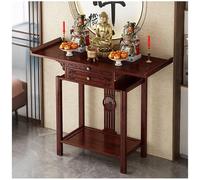 Meditation Shrine Buddhist Altar Table - Buddha Pooja Spiritual Prayer for Saints at Home Greek Altar Catholic Loved Ones Ancestral Counter for My Jesus Ofrenda Table,80cm/31.5in