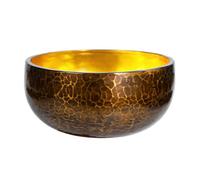Meditation Singing Bowl Tibetan Sound, Yoga Buddha Copper Gift for Emotional Balance(20CM)