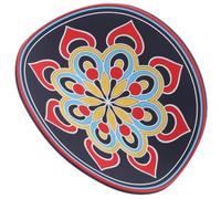 Meditation Sound Bowl Mat for Crystal Bowl Protective PVC Pad | Delicate Religious Style, Decorative Portable Cushion, Suitable for Sound Bowl and Crystal Bowl Meditation
