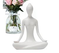 Meditation Statue - Meditation Yoga Pose Statue | Zen Yoga Figurines - Resin Collectible Figurines for Home Decor Accents & Shelf Decoration