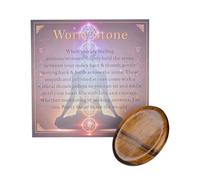 Meditation Stone Natural Thumb Fidget Worry Stone for Stress Relief