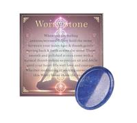 Meditation Stone Natural Thumb Fidget Worry Stone for Stress Relief