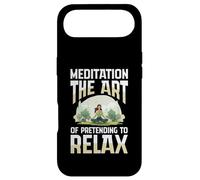 Meditation The Art Of Pretending To Relax Yoga Case for iPhone Air
