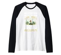 Meditation The Art of Pretending to Relax Yoga Raglan Baseball Tee