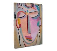 Meditation Vol.1 By Alexej Von Jawlensky Canvas Print | Gallery Wrapped 30mm Frame Wall Art | 20x14 inches | Ready to Hang | Classic Picture | Living Room Bedroom Lounge Office