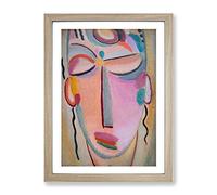 Meditation Vol.1 By Alexej Von Jawlensky Classic Painting Framed Print | A3 Oak Framed Wall Art | Ready to Hang | Classic Historical Picture | Living Room Bedroom Lounge Office