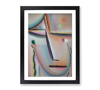 Meditation Vol.2 By Alexej Von Jawlensky Classic Painting Framed Print | A2 Black Framed Wall Art | Ready to Hang | Classic Historical Picture | Living Room Bedroom Lounge Office