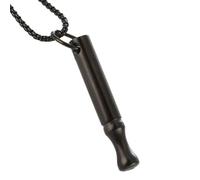 Meditation Whistle Necklace, Breathing Necklace, Breathing Trainer Stress Relief Support Jewelry, Stress Relief Meditation Pendant, Mindful Breathing Necklace, Stainless Steel Breathing Necklace