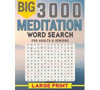 Meditation Word Search - Large Print for Adults & Seniors | 92 Giant-Print Puzzles (8.5×11) • 3000+ Mindful Words with Solutions: Relaxing Brain Games ... Yoga, Breathwork, Gratitude & Nature
