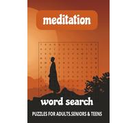 meditation word search puzzle book: Meditation Word Search Puzzle Book: Word Searches with Easy to Read Print about Meditation, Affirmations, ... Gift for Holidays, Vacation and Free Times