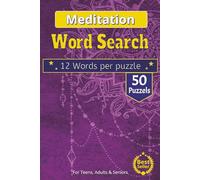 Meditation Word Search Puzzle Book: Word Search for Meditation Lovers | Compact 6x9 Size | 110 Pages | 50+ Relaxing Brain Puzzles | Ideal for Travel & Downtime