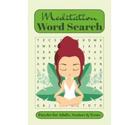 Meditation Word Search: Puzzle Book Word Searches Easy to Read about Meditation, Harmony, Mindfulness and more | 6X9 Inches, 110 Pages | 50+ ... Birthdays, Holidays and Free Times.