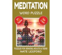 Meditation Word Search Puzzle Book: Word Searches with Easy to Read Print about Meditation, Mindfulness, Reflection and more | 6x9 inches, 110 pages ... Gifts for Vacations, Holidays and Free Times