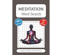 Meditation Word Search Puzzle Book: Word Searches with Easy to Read Print about Meditation, Mindfulness, Relaxation and More | 6x9 inches, 110 pages | ... Gift for Vacations, Holidays, and Free Times