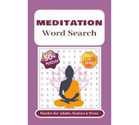 Meditation Word Search Puzzle Book: Word Searches with Easy to Read Print about Zen, Meditative, Mindfulness Themes and More | 6x9 inches, 110 pages | ... and Free Times...great stress relief tool