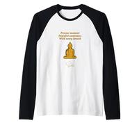 Meditation Zen Mindfulness Breathwork Raglan Baseball Tee