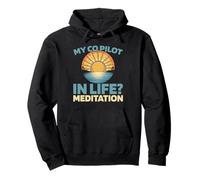 Meditationist Calmness Spiritual - Zen Meditation Pullover Hoodie