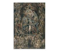 Meditations Among the Tombs William Blake Wall Art Famous Paintings Reproduction for Wall Decor symbolism posters William Blake Artwork Cool Picture Modern Home Decor 120x80cm(47x31in)poster