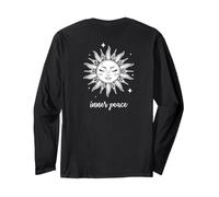 Meditations Esoteric Sun Face Inner Peace Yoga Long Sleeve T-Shirt