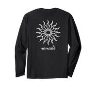 Meditations Esoteric Sun Minimalist Namasté Yoga Long Sleeve T-Shirt