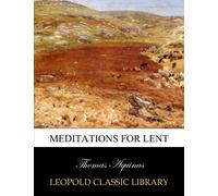 Meditations for Lent