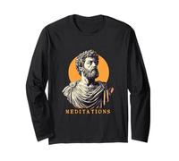 Meditations Stoic Wisdom of Marcus Aurelius Long Sleeve T-Shirt