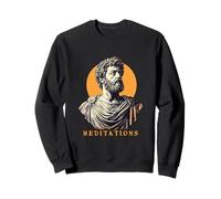 Meditations Stoic Wisdom of Marcus Aurelius Sweatshirt