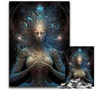 Meditative Beauty Jigsaws 1000 Pieces for Adults Jigsaw Puzzles for Adults Home Activity for Holidays Birthdays And Family Game Nights 1000 PCS(75x50cm)