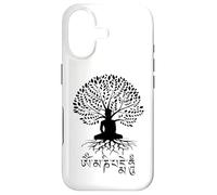Meditative Buddha Under Bodhi Tree Om Mani Padme Hum Mantra Case for iPhone 17