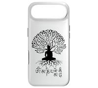Meditative Buddha Under Bodhi Tree Om Mani Padme Hum Mantra Case for iPhone Air