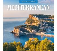 Mediterranean - 2026 Square Wall Calendar - by Red Robin Publishing