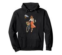Mediterranean Bicycle Day Pullover Hoodie