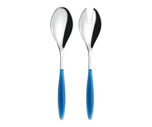 Mediterranean blue SALAD SERVERS 'FEELING' "CUTLERY"