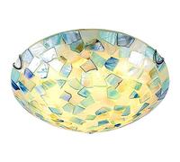 Mediterranean Ceiling Light,Creativity Ceiling Light Fixture,Glass Patch Ceiling Lights Flush Mount,Ceiling Lamps for Bedrooms Living Room,Round American Style Light-Led Patch Model Warm/the Head of t