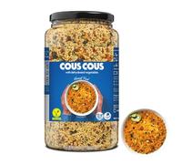 Mediterranean Cous Cous with Vegetables 1 kg - Quick & Easy to Cook, No Added Salt, Suitable for Vegans, 100 % Natural & Healthy
