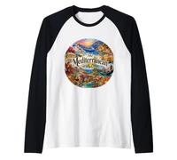 Mediterranean Cruise Destinations, Palermo, Valletta, Europe Raglan Baseball Tee