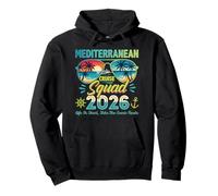 Mediterranean Cruise Squad 2026 Family Vacation Pullover Hoodie