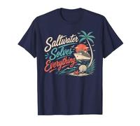 Mediterranean Cruise Vacation Saltwater Solves Everything T-Shirt