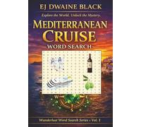 Mediterranean Cruise Word Search: SMARAGDUS Wanderlust Word Search Series Vol.1 | Word Search Puzzle Book for Adults, Seniors & Teens | Travel Through ... & Spain with Hidden Codes & Secret Missions
