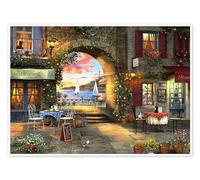 Mediterranean Evening Poster by Dominic Davison 70 x 50 cm Wall art Wall decor