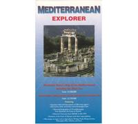 Mediterranean Explorer: Illustrated Visitor's Map of the Mediterranean including the Black Sea and Including Enlargements of the Adriatic and Aegean Seas (Ocean Explorer Maps)