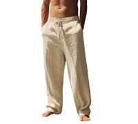 Mediterranean Fashion Male Quick Dry Loose Fit Elastic Summer Trousers for Men