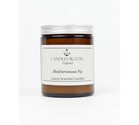 Mediterranean Fig 180ml Amber Jar Scented Candle - 35 Hour Burn Time - Eco & Vegan Friendly