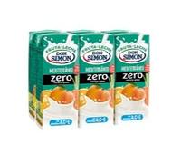 Mediterranean Fruit & Milk Zero Drink 200ml x 6 Don Simon - Pack of 4 (No Added Sugar)