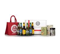 Mediterranean Gift Hamper with Complimentary Snacks - Kyos Beer - Mythos Greek Beer - Efes Beer - Gift Set for Men and Women