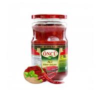 Mediterranean Hot Pepper Paste, Traditional Recipe, Intense Spicy Flavor, 700g Jar