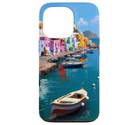 Mediterranean Island Art and Sea Chill, An Italian Maritime Case for iPhone 13 Pro