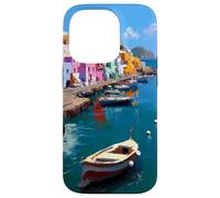 Mediterranean Island Art and Sea Chill, An Italian Maritime Case for iPhone 14 Pro